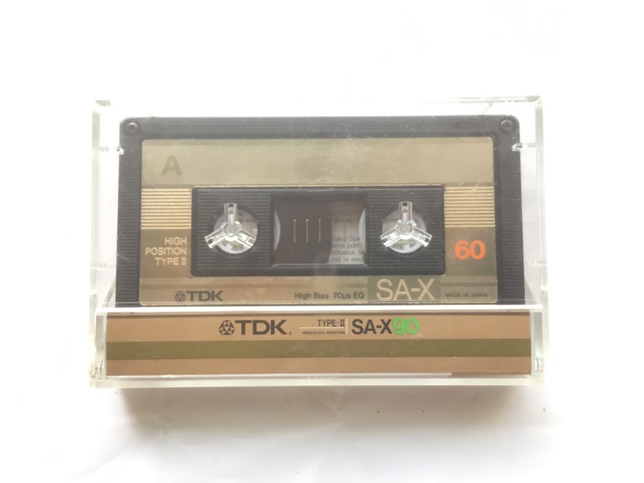 TDK SA-X60 gold  1986 японська топова хромова в ідеалі чиста під запис