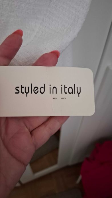 Marynarka biała żakiet złote guziki xl 42 made in italy