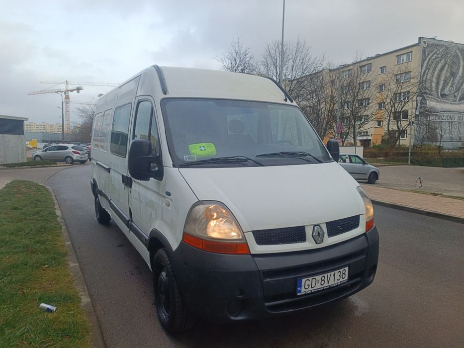 Renault Master Brygatówka 6 osobowa 2.5 diesel