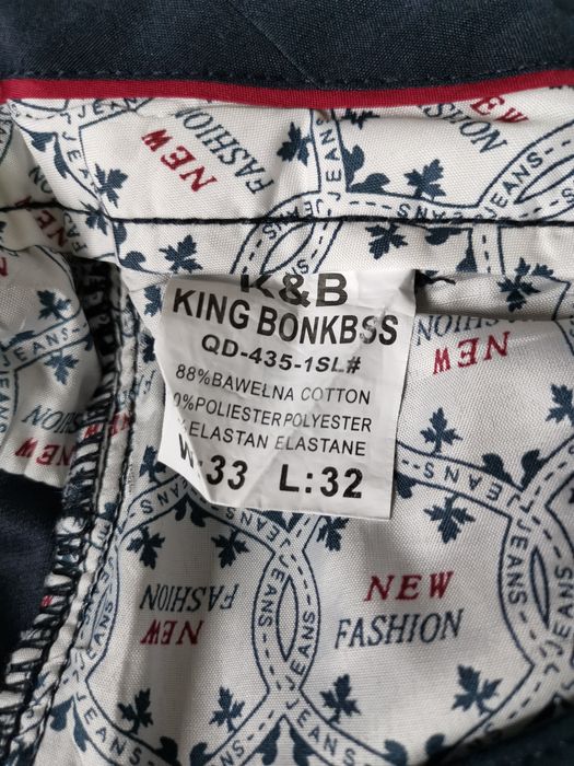 spodnie męskie K&B rozmiar 33/32