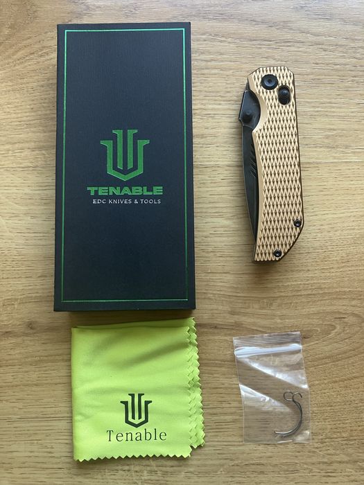 Nóż, scyzoryk Tenable Eaglestrike aluminium, diamentowy wzorzec