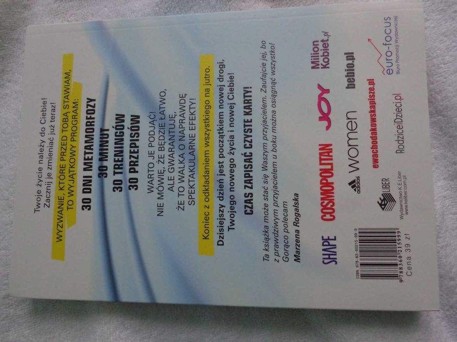 Zmień swoje życie z Ewą Chodakowską w 30 dni - Nowa książka, trening