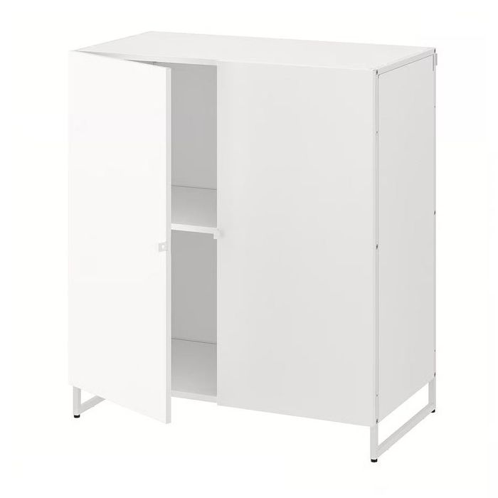 Estante IKEA c/portas, interior/exterior/branco, 81x44x90 cm