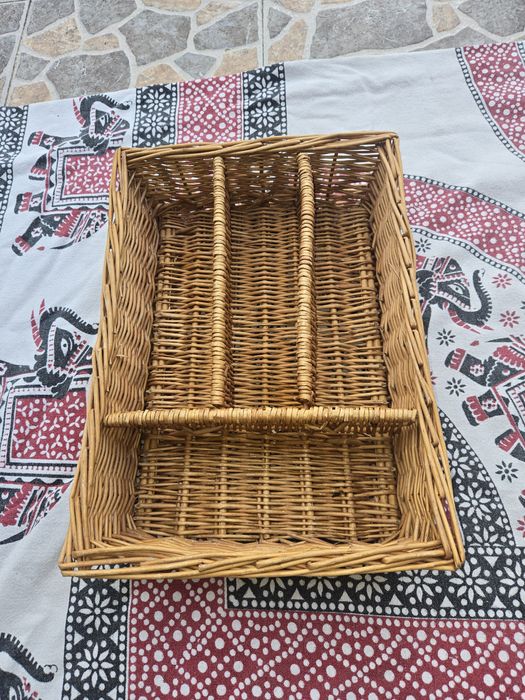 Cesto vime para talheres