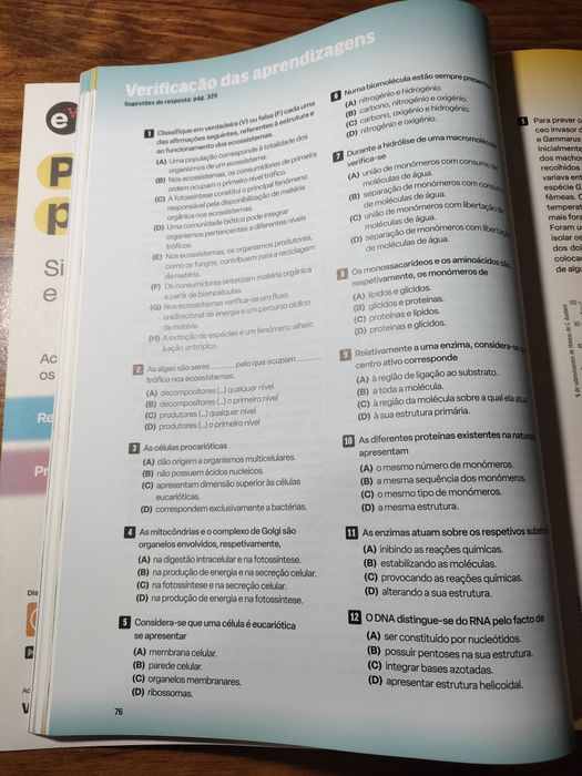 Livro de exame de biologia e geologia 2024 (Porto Editora)