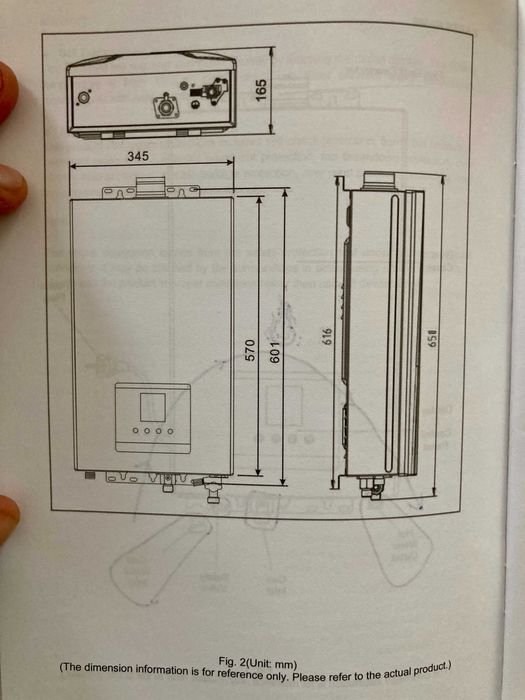 Esquentador Digital como Novo