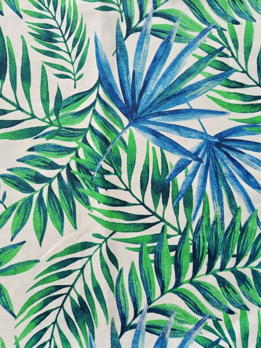 IKEA poszewka 50x50 liście palmy | tropikalna bawełna boho unikat