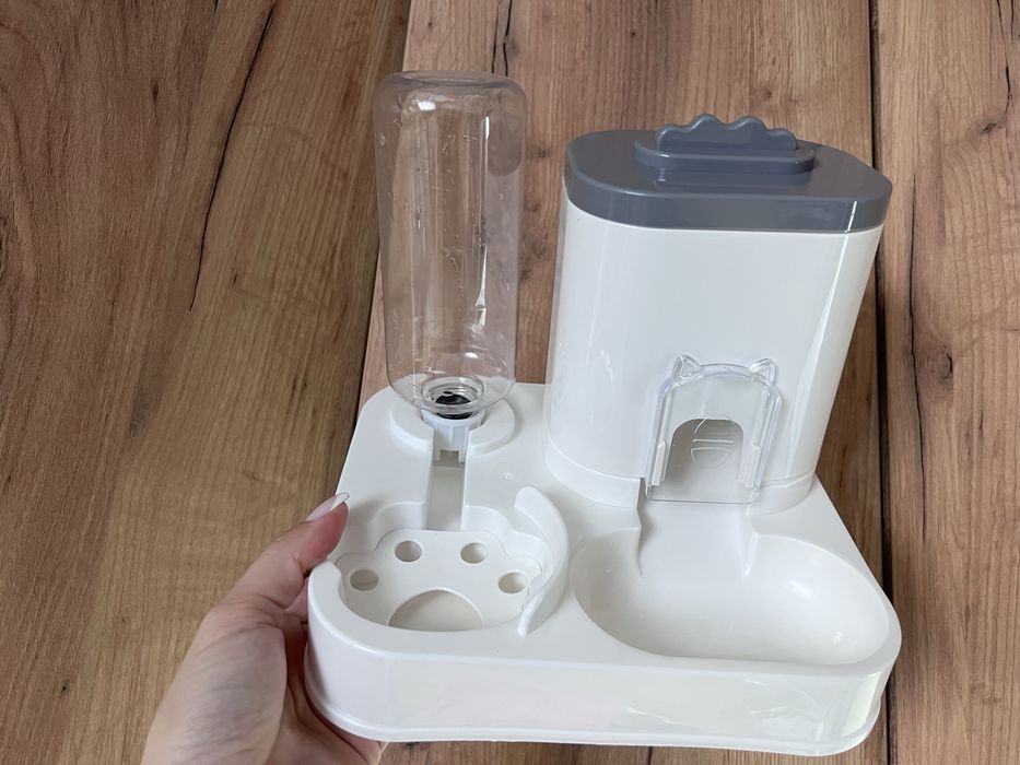 Тарілка для котика, собачки , кормушка, годівничка 2в1