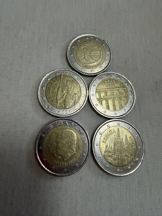 Moedas 2 euro para troca