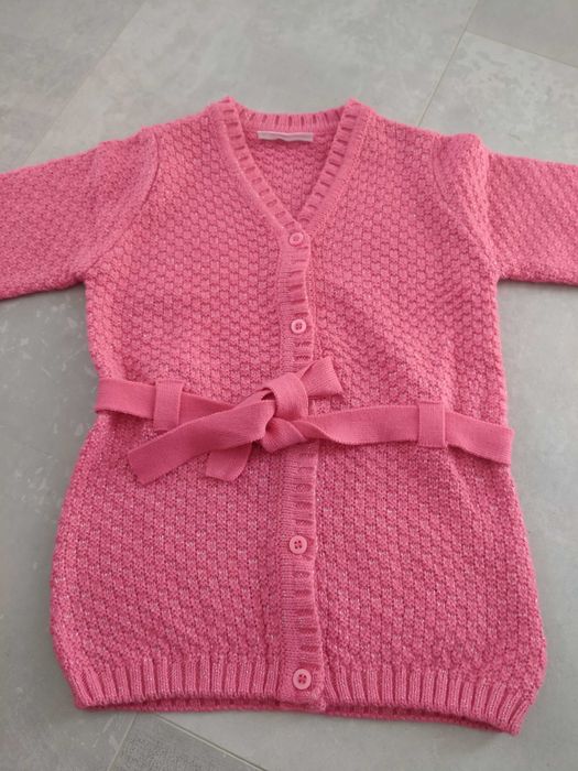 Sweter wiązany w pasie