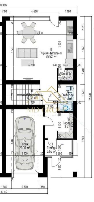 Продаж ДУПЛЕКСА 160м2 в центрі міста! вул. Височана!