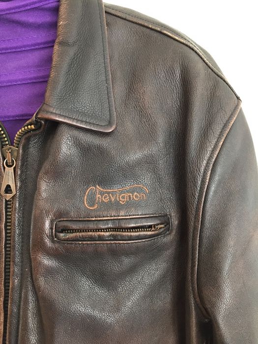 Blusao cabedal Chevignon