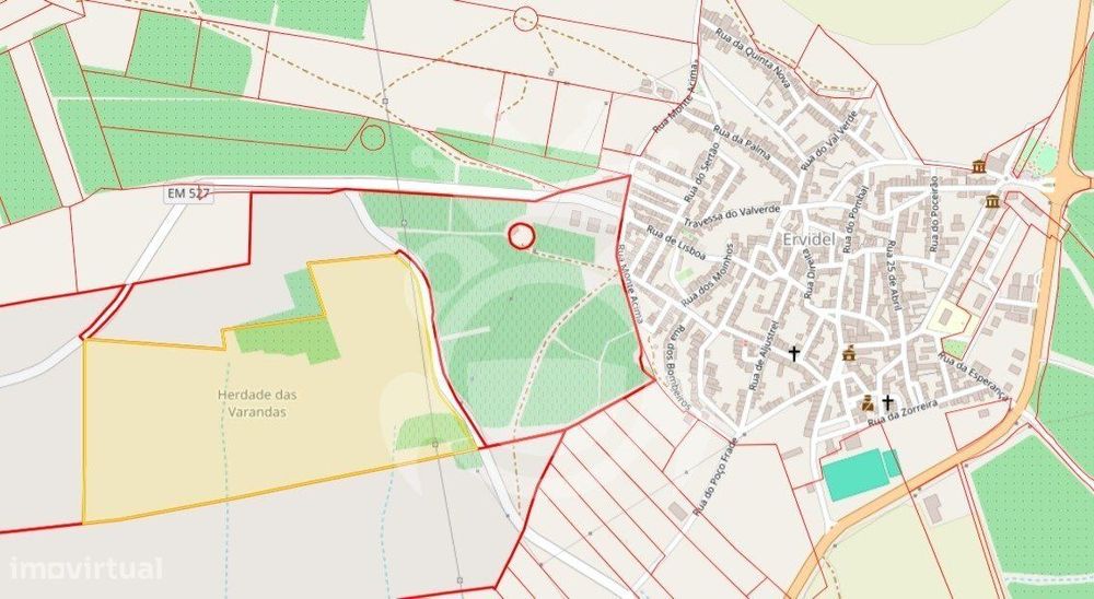 Terreno com 184500m2 em Ervidel