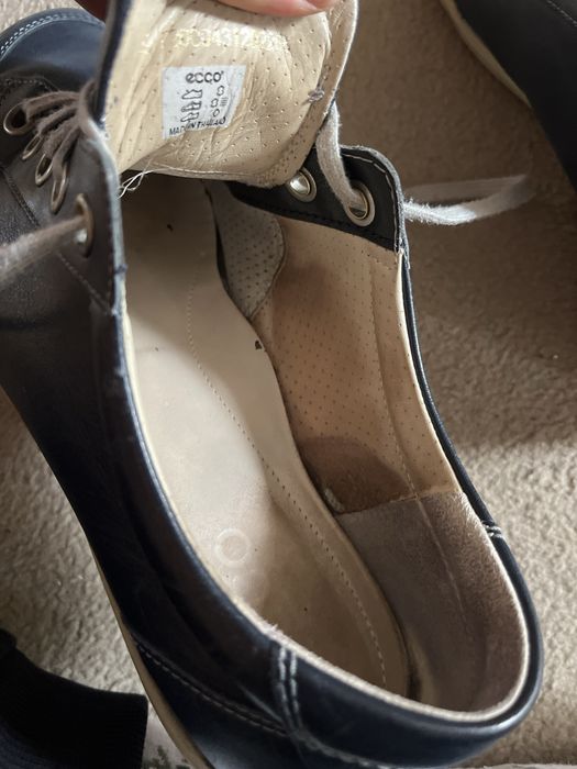 Buty ze skóry licowej ecco