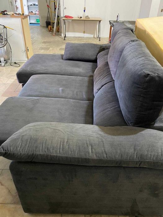 Sofá Chaise Long em Tecido