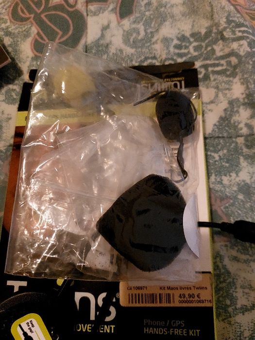 Phone,GPS hands-free kit para capacete de mota