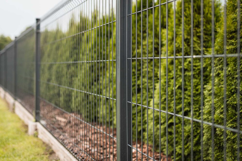 Ogrodzenie panelowe, panel ogrodzeniowy 3d ocynk ogniowy fi5