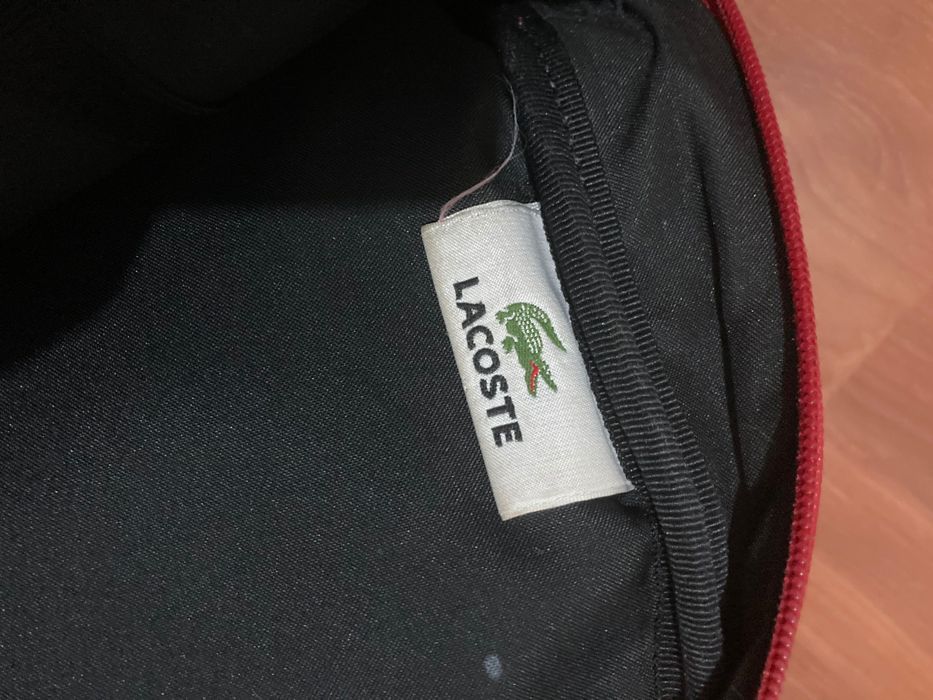 Malas lacoste vermelhas