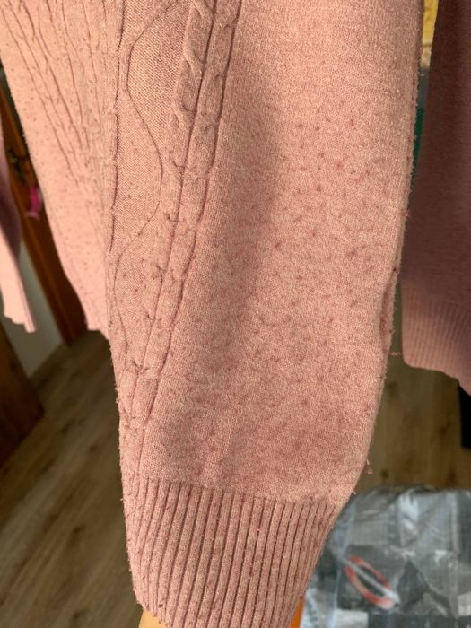 Sweter, sweter m, różowy sweter,