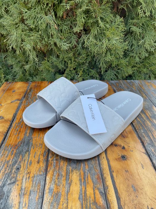 Шлепанцы calvin klein (ck slide sandal)с америки 7us,8us,9us,12us !!ОСТАННІ!!