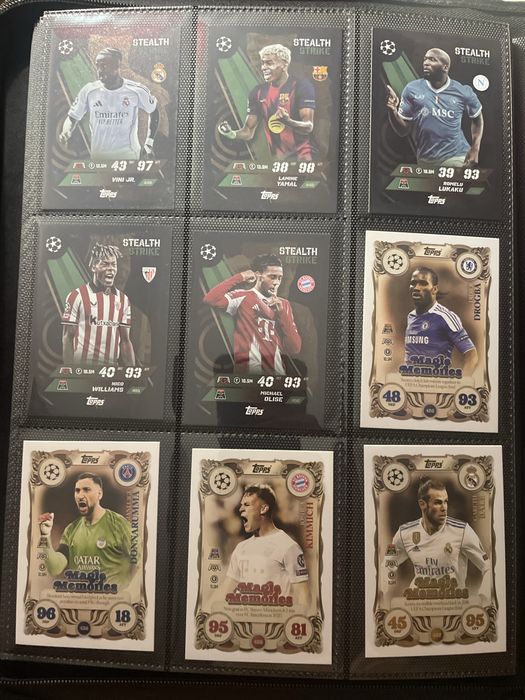 Cartas /cromos futebol