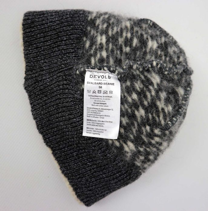 Devold Svalbar Beanie czpaka wełniana 58 (M)