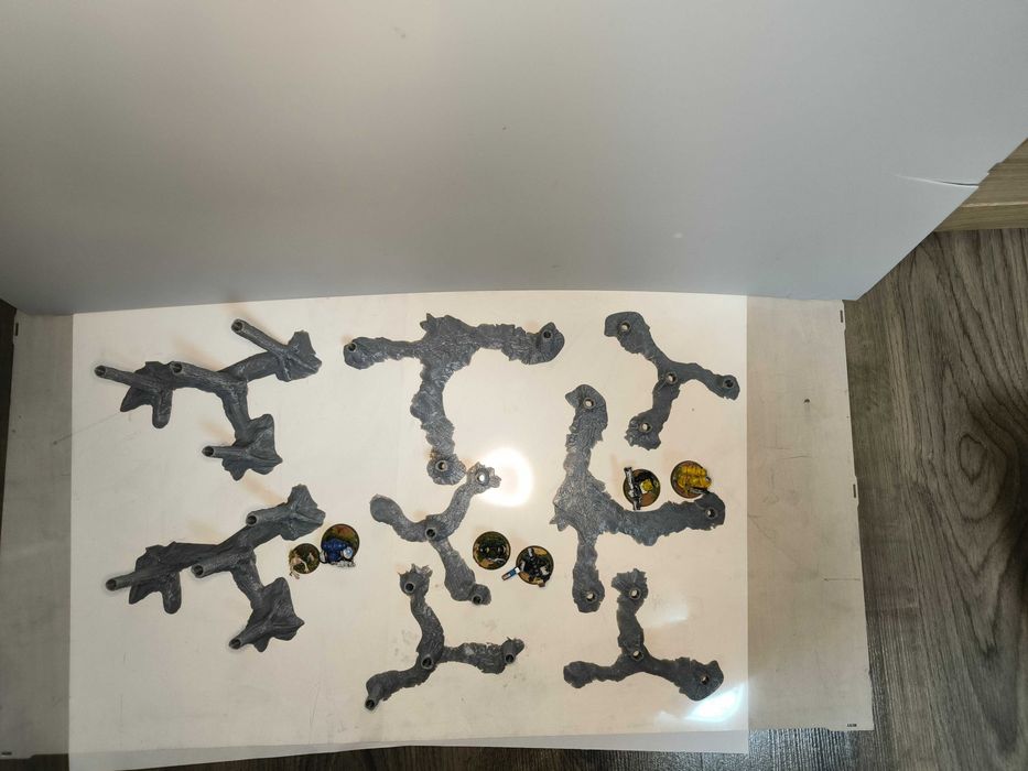 Podstawki (pnie) na drzewa Diorama Makieta D&D RPG