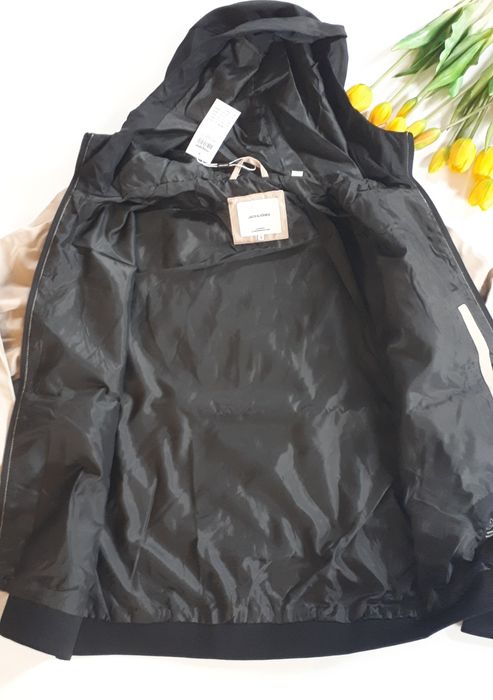 Kurtka męska przejściowa wodoodporna beżowa Jack&Jones L