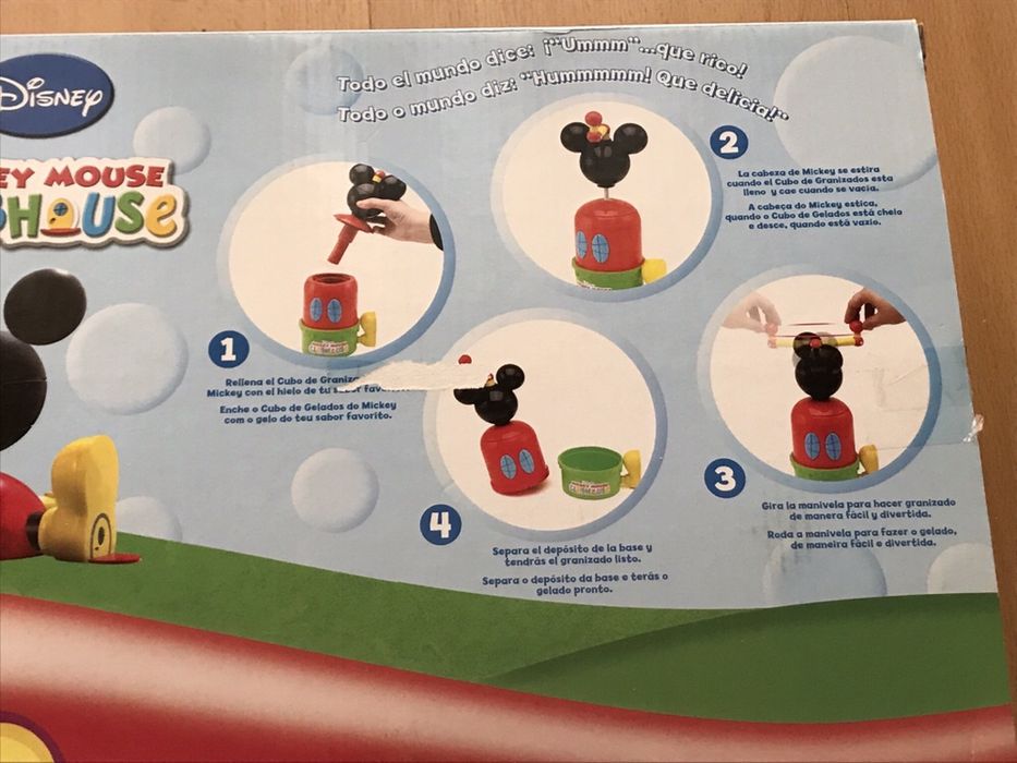 Casa do Mickey de fazer gelados