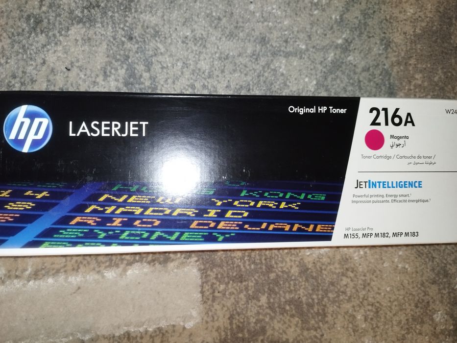 Toner do HP 183 M183fw 216A oryginał cyan, yellow, magenta -na sztuki