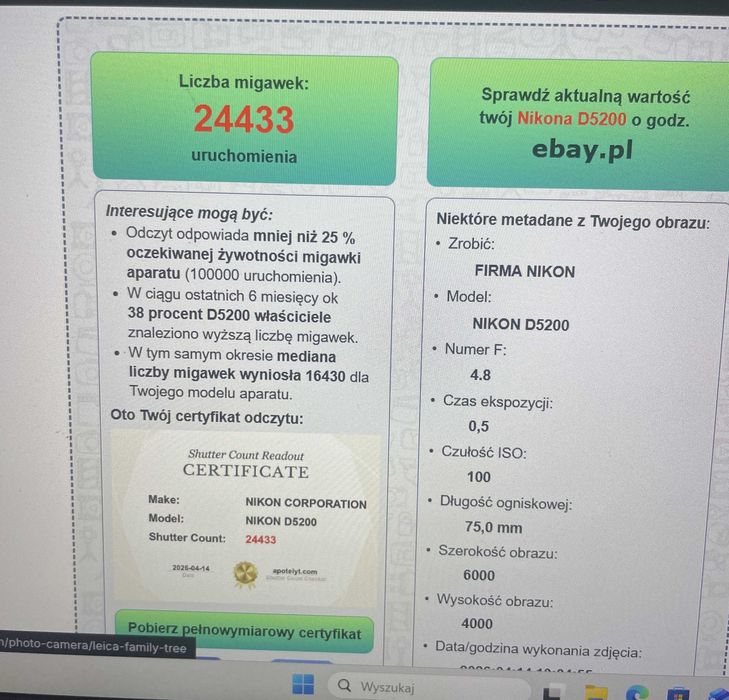 Nikon D5200 + 18-105 VR | przebieg 24k | komplet 1100zł albo 2200zł