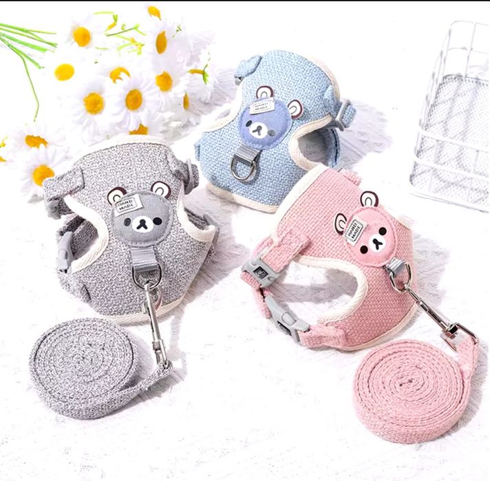 Шлея та повідець розмір S, M для собак та котиків