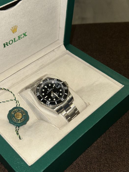 Rolex Submariner 36mm com caixa.
