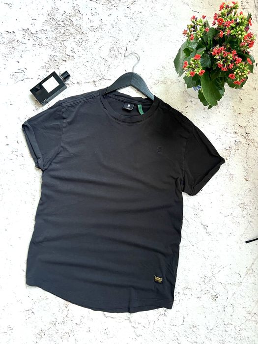 Чорна футболка G-star Raw S-M diesel all saints hugo armani calvin