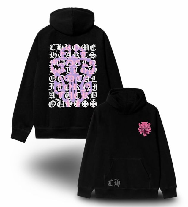 Худи Chrome Hearts Logo унисекс Хром Хартс с крестами лонгслив кофта