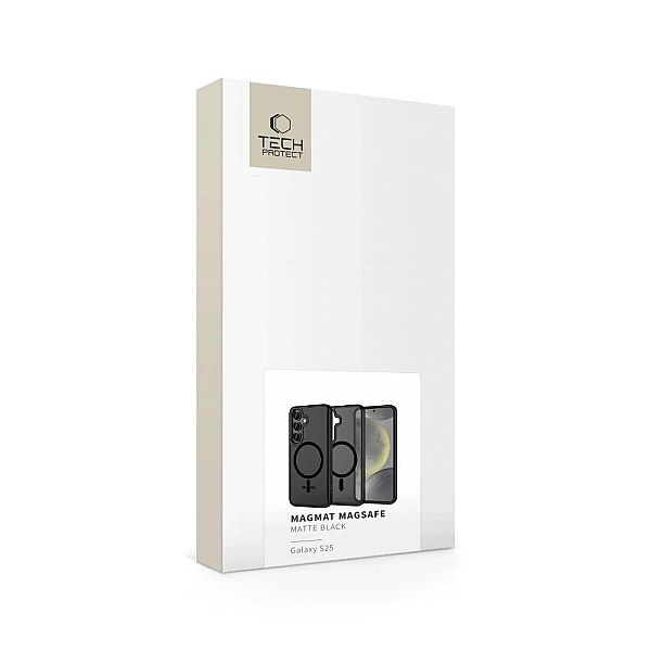 Etui Tech-Protect MagMat MagSafe na Samsung Galaxy S25 - czarne