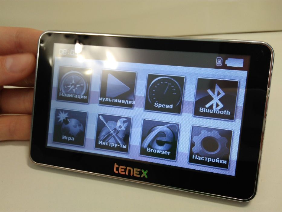 GPS навігатор Tenex! Карті для грузовика Україна та Європа 2026г!