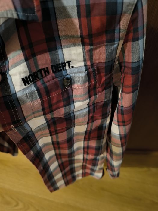 Camisa manga comprida rapaz xadrez 14 anos +