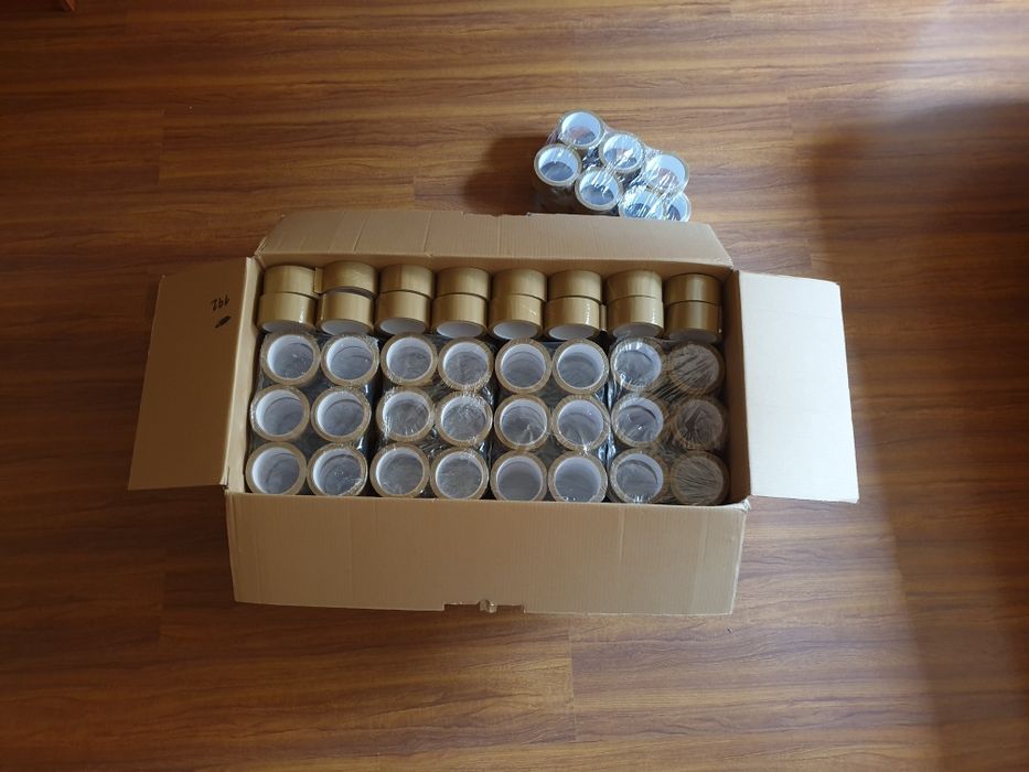 Taśma Brązowa Karton 48 sztuk