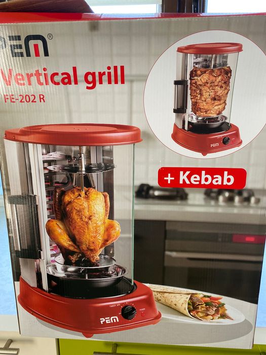 Elektryczny grill-rożen