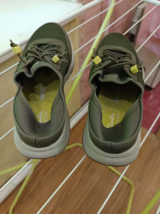 Кроссовки Clarks,Хаки, Англия, спорт/прогулки, размер 42.