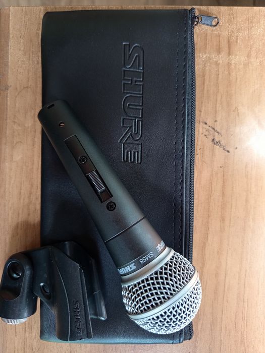 Shure SM 58 dynamiczny mikrofon z przełącznikiem