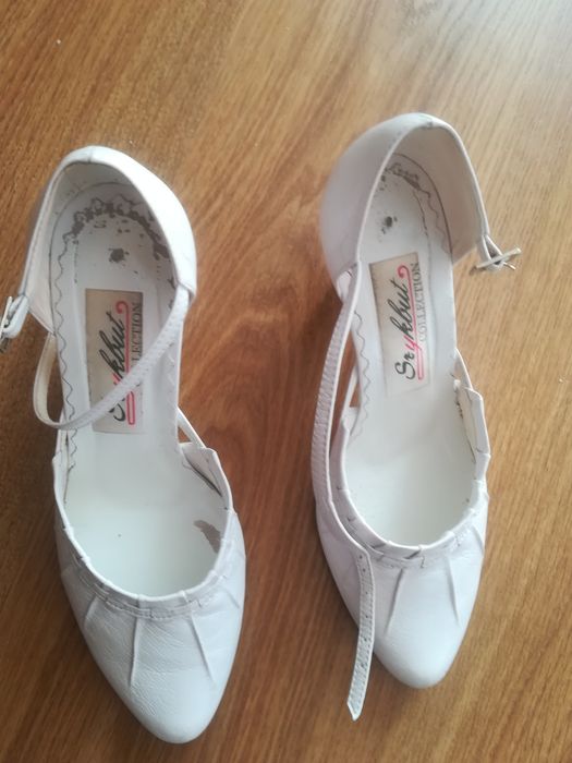 Bardzo wygodne ,skórzane buty ślubne