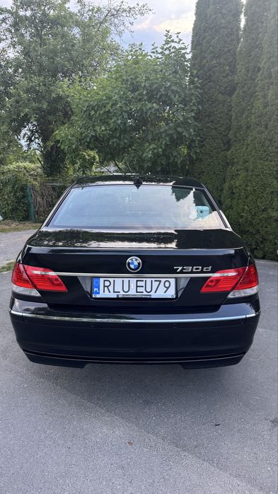 BMW Seria 7 E65 LIFT (2007) • ORYGINALNY LAKIER • 3.0D • Dociągi • Szyberdach • Komforty • Keyless