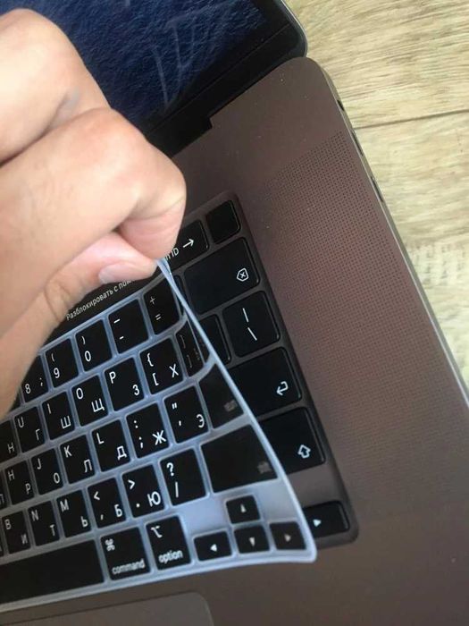 Російські літери на клавіатуру MacBook Pro/Air 13, 14, 15, 16 накладка