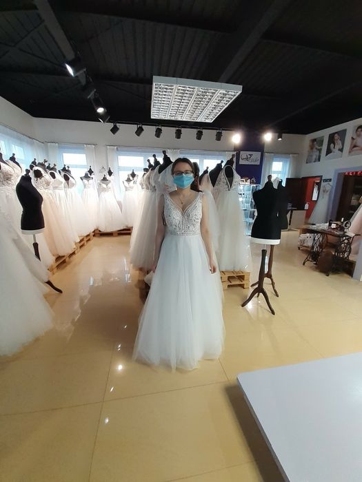 Suknia ślubna boho 36/38