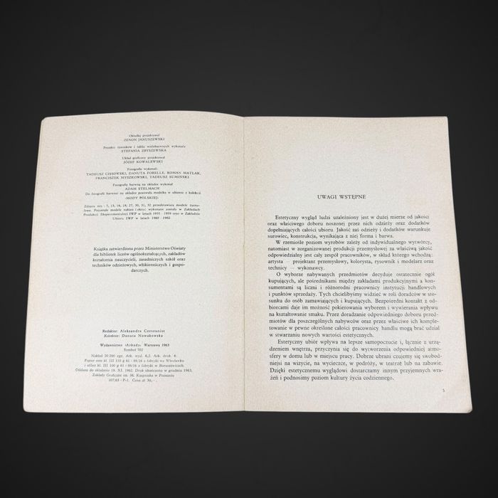Książka Jak się ubierać Zbyszewska 1963 Moda PRL Vintage IWP Lata 60 J6/041439