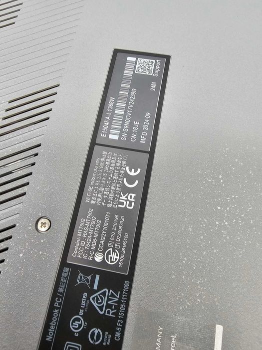 Laptop ASUS VivoBook Go E1504FA 15.6" OLED R5-7520U 16GB 512SSD SUPER STAN!