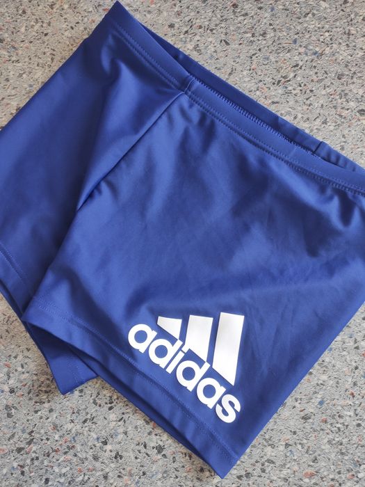 Темно-синие Плавки-боксеры Оригинал  Adidas, размер  M ( наш 46–48)