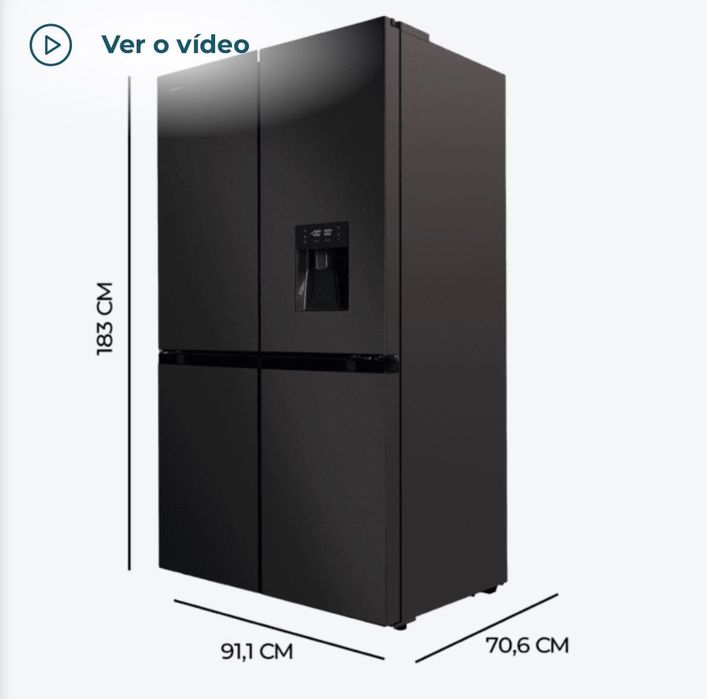Frigorífico Americano Combinado 4 Portas Cecotec